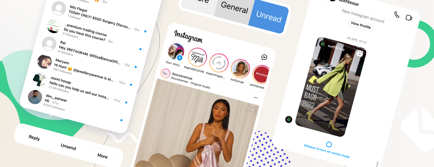 REVEALED: Instagram messages 101. Recover, delete, unread, reply.