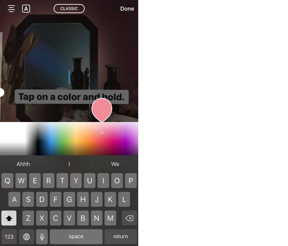 create gradient colored text