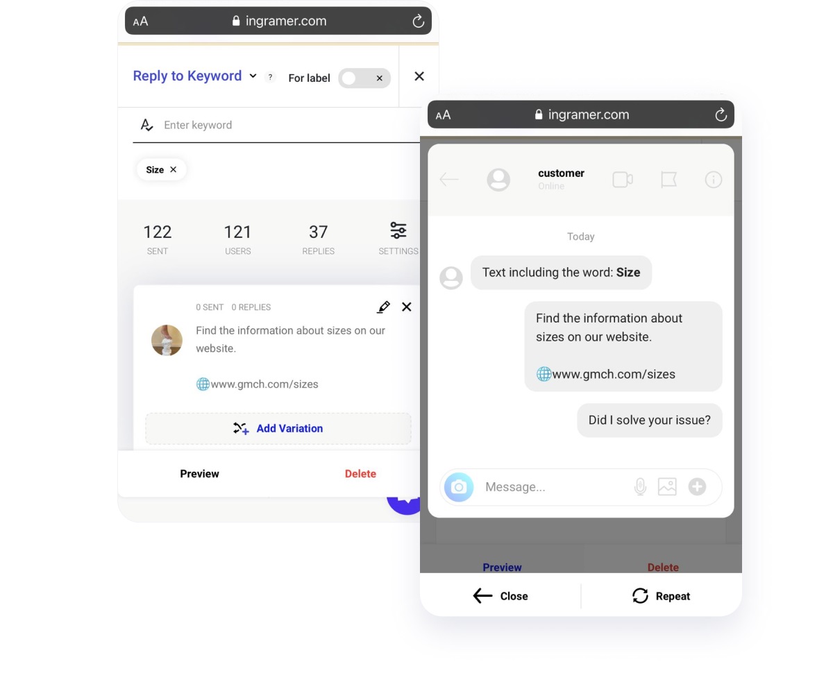 organize customer support