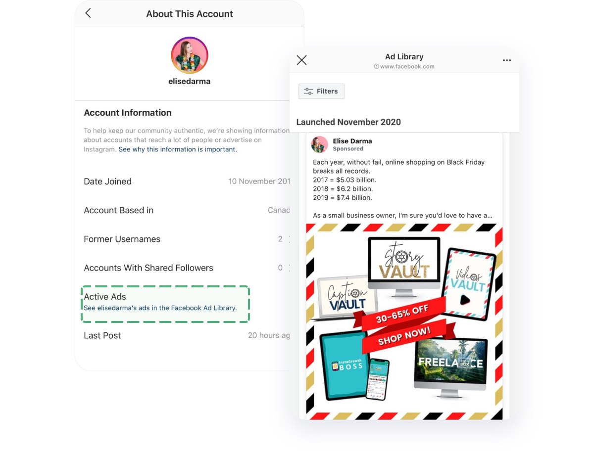 Select hashtags
