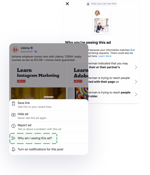 instagram ads with hashtags