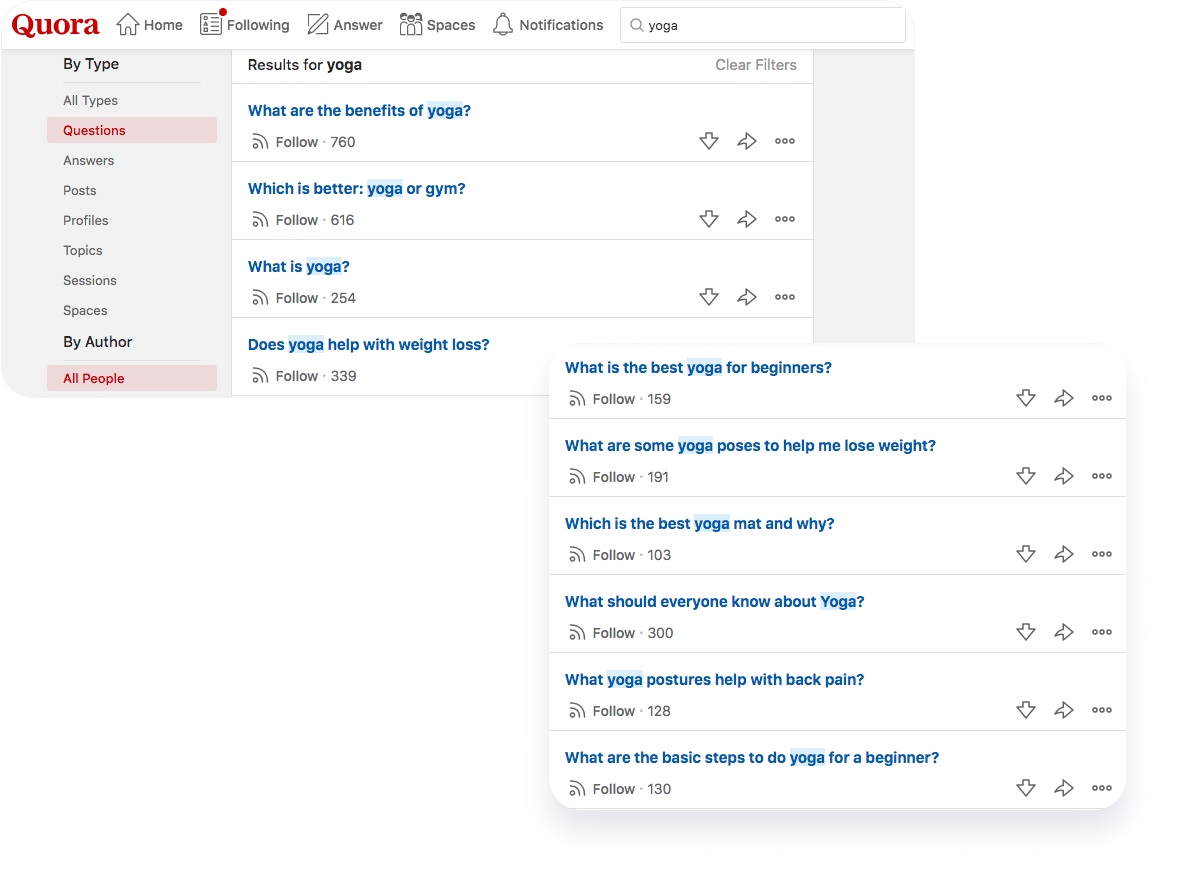 questions your audience asks