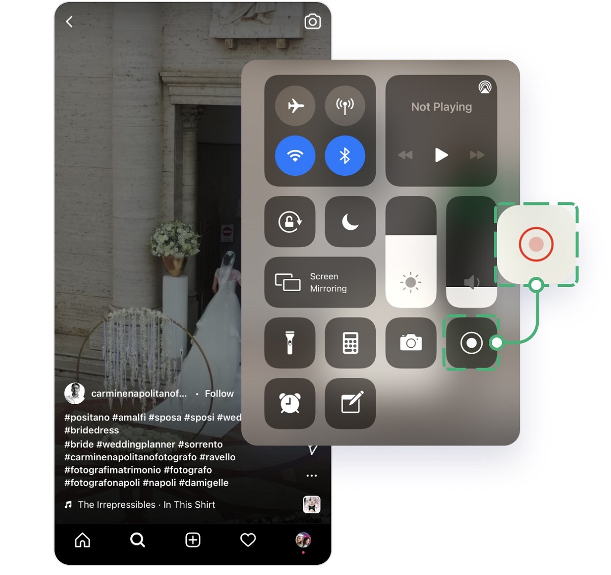 Download Instagram Reels screen recording
