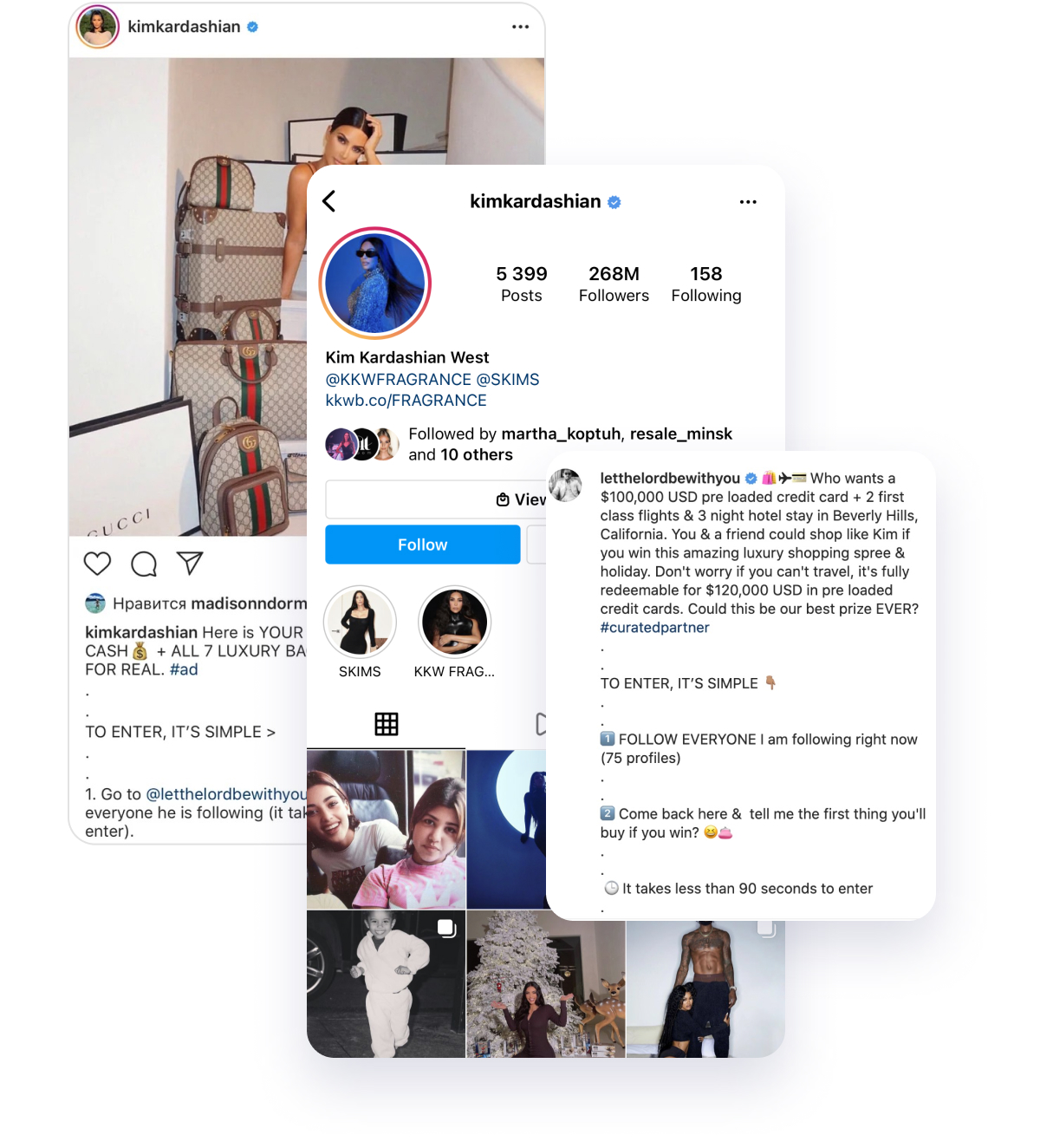 Instagram giveaways