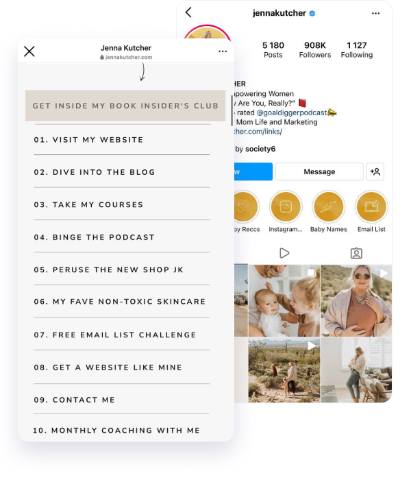 followers to clients Jenna Kutcher webinar and course
