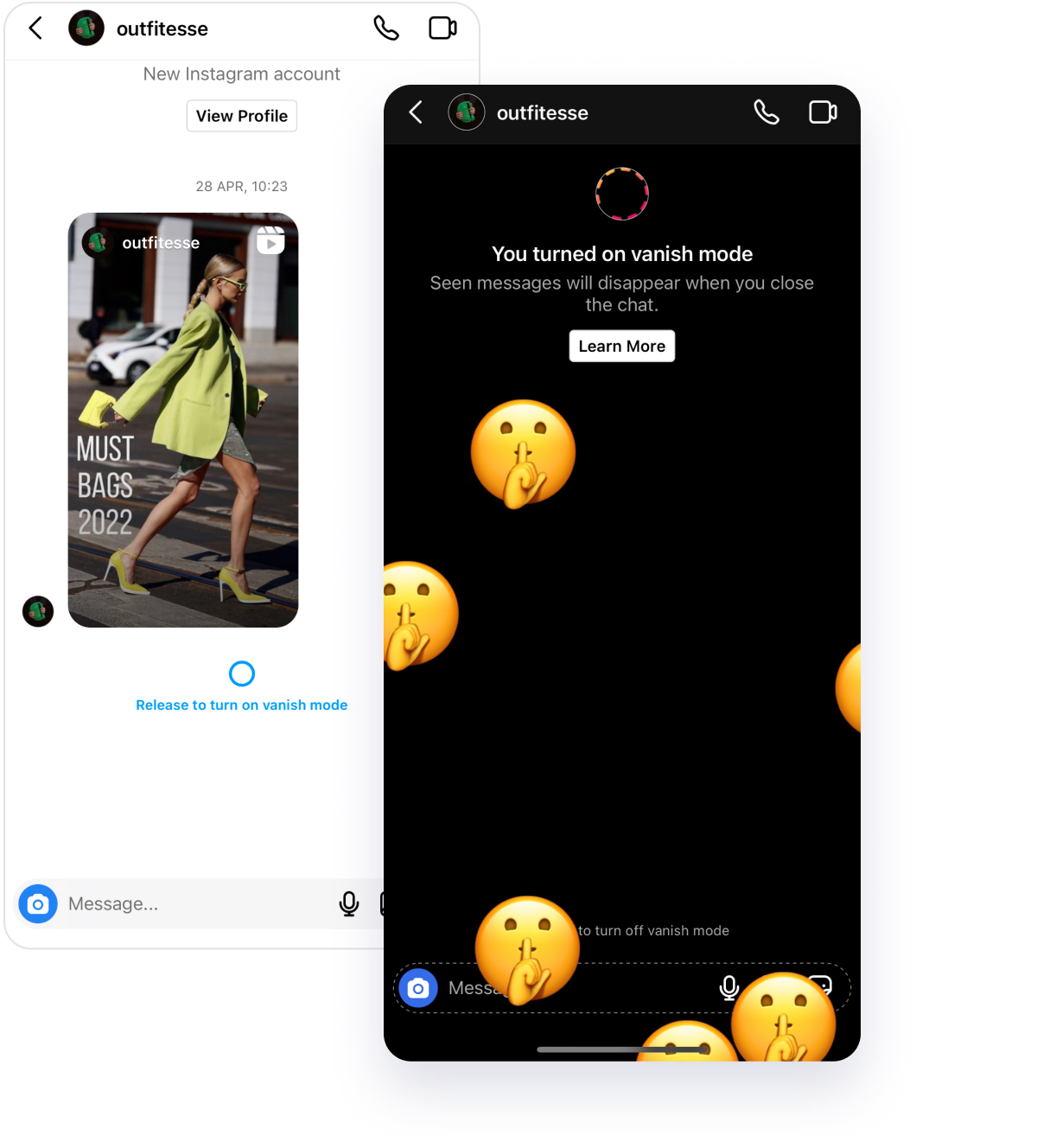 erase the correspondence from an iPhone
