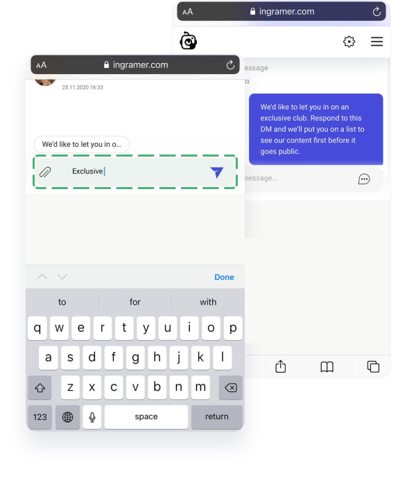 conversation in Notes