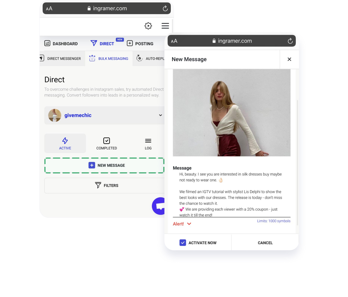DM techniques to increase sales