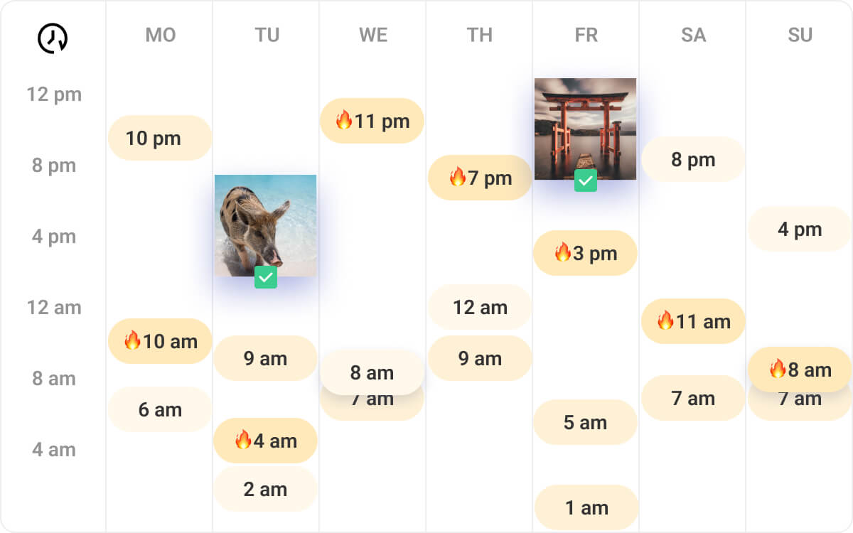 Posting Instagram Reels Schedule