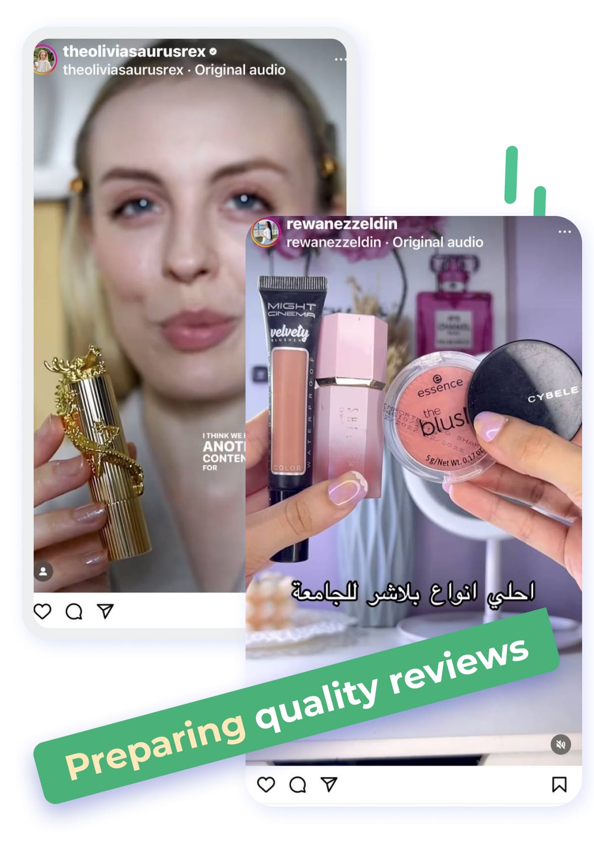 reviews for a content