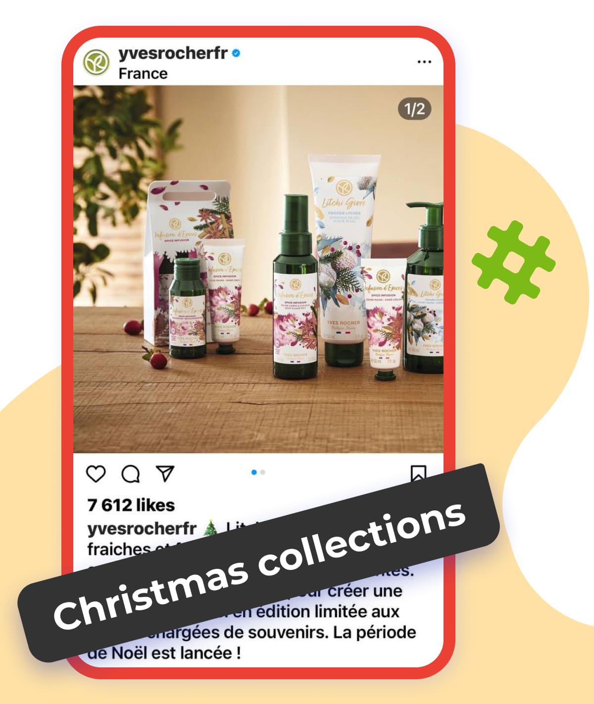 Yves Rocher X-mas posts