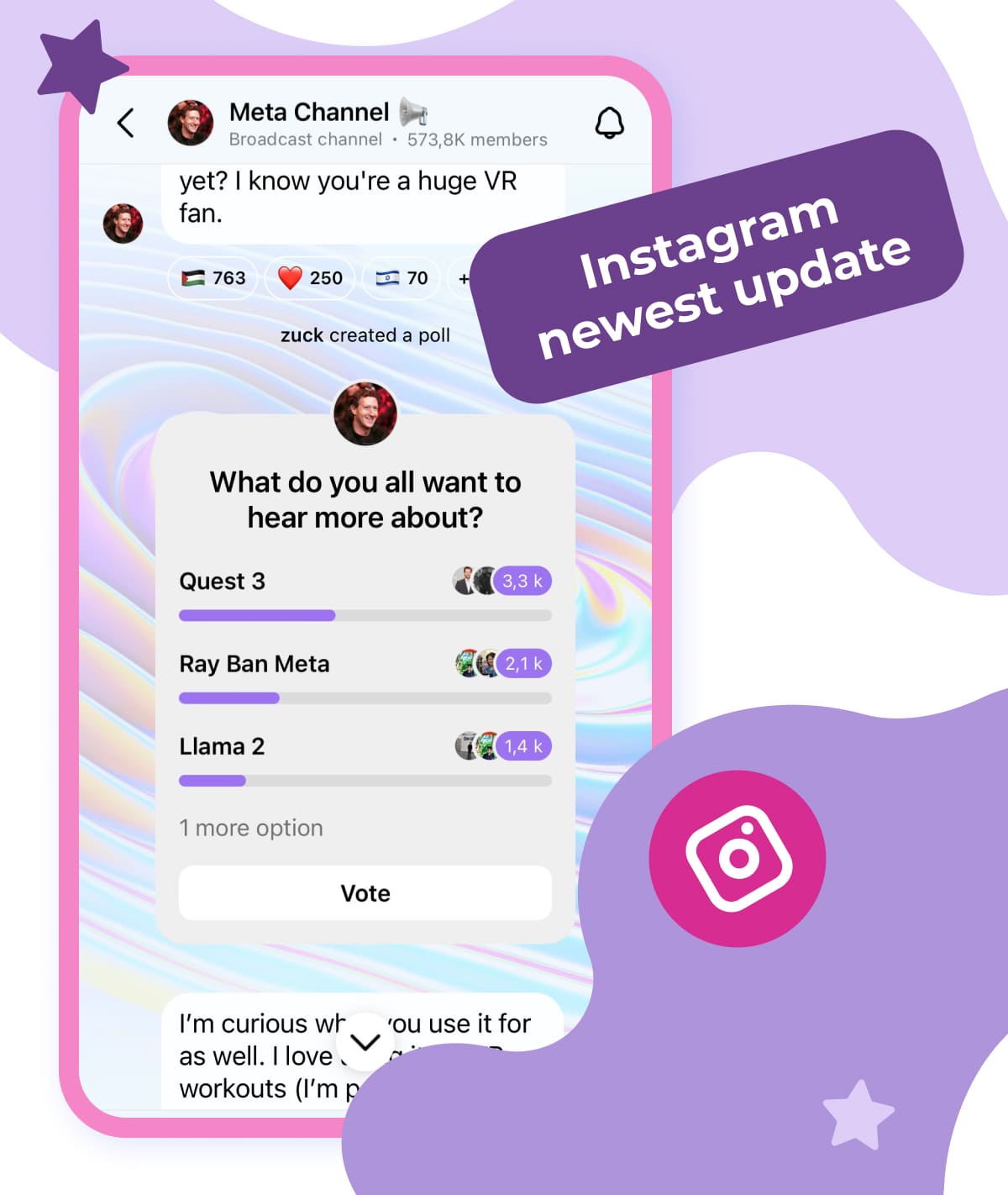 Insta last updates
