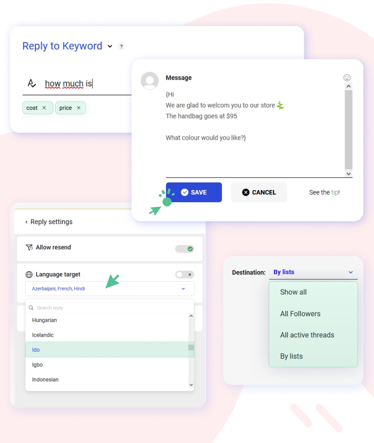 how auto DM works