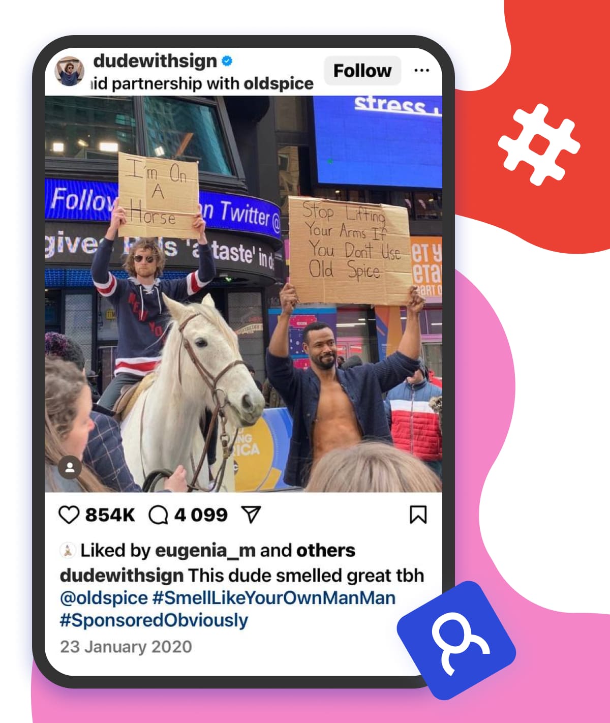 positive IG content strategy