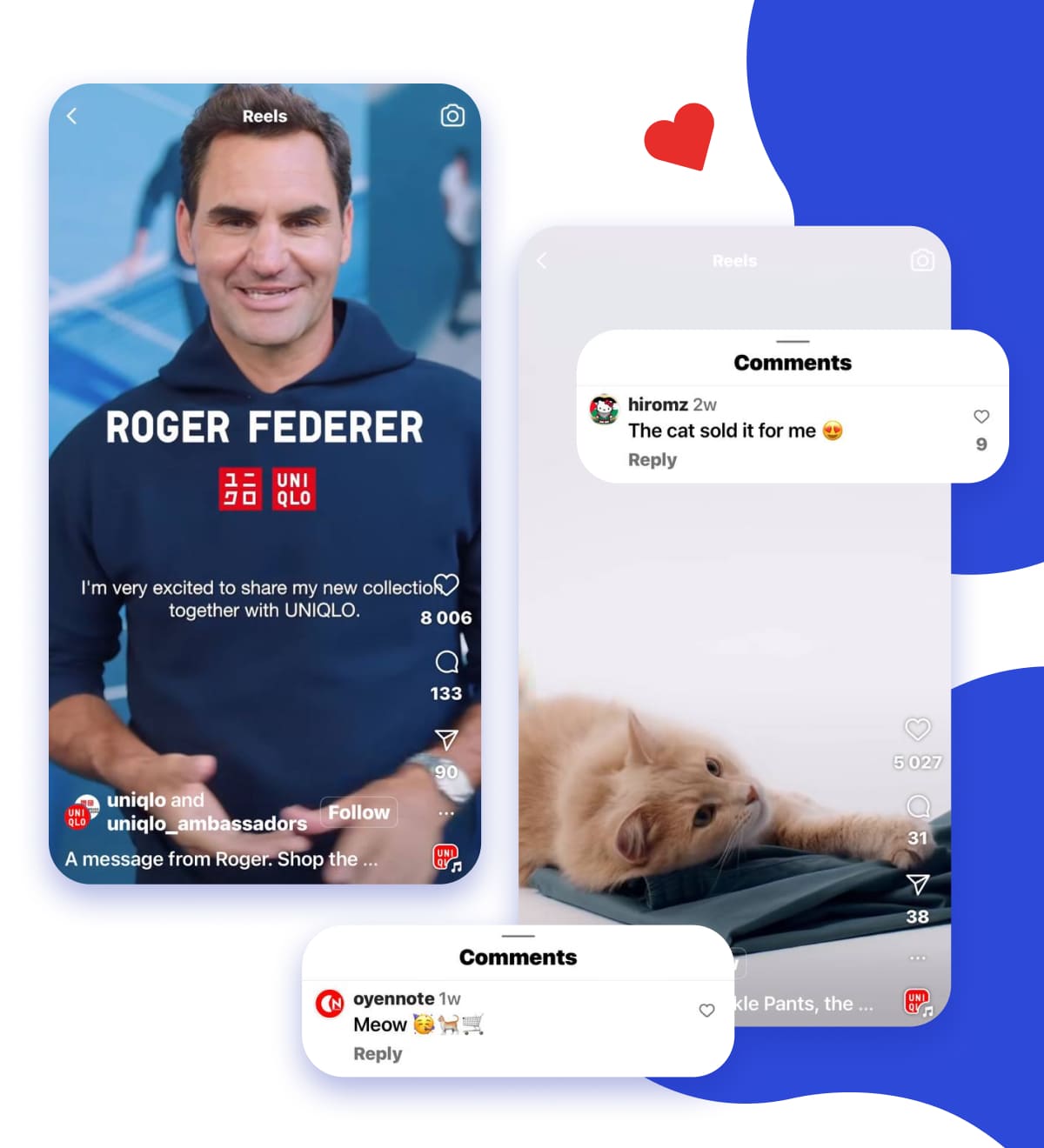 uniqlo IG Reels
