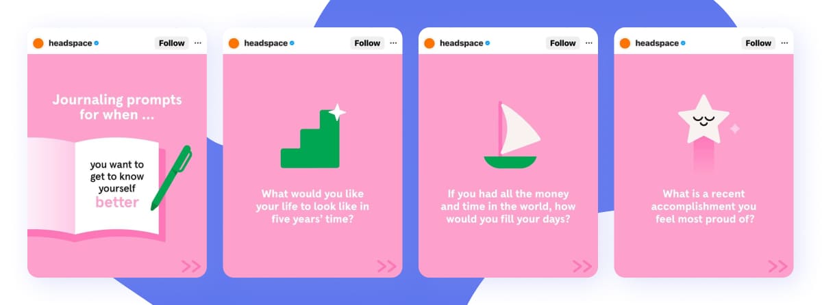headspace IG carousel