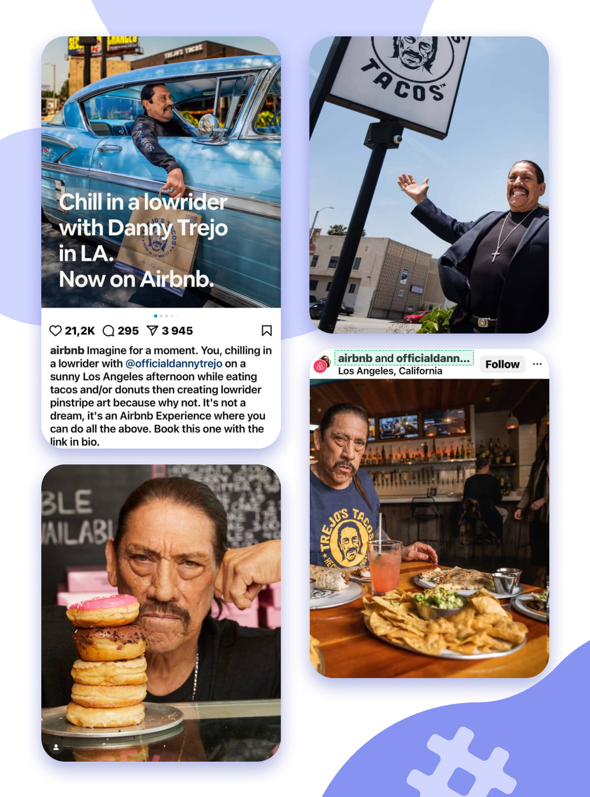 airbnb and officialdannytrejo collab post