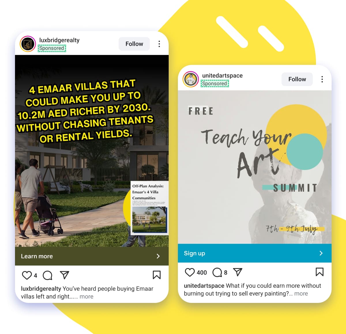 sponsored posts on Instagram