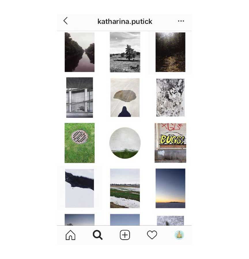 Borders in instagram account style