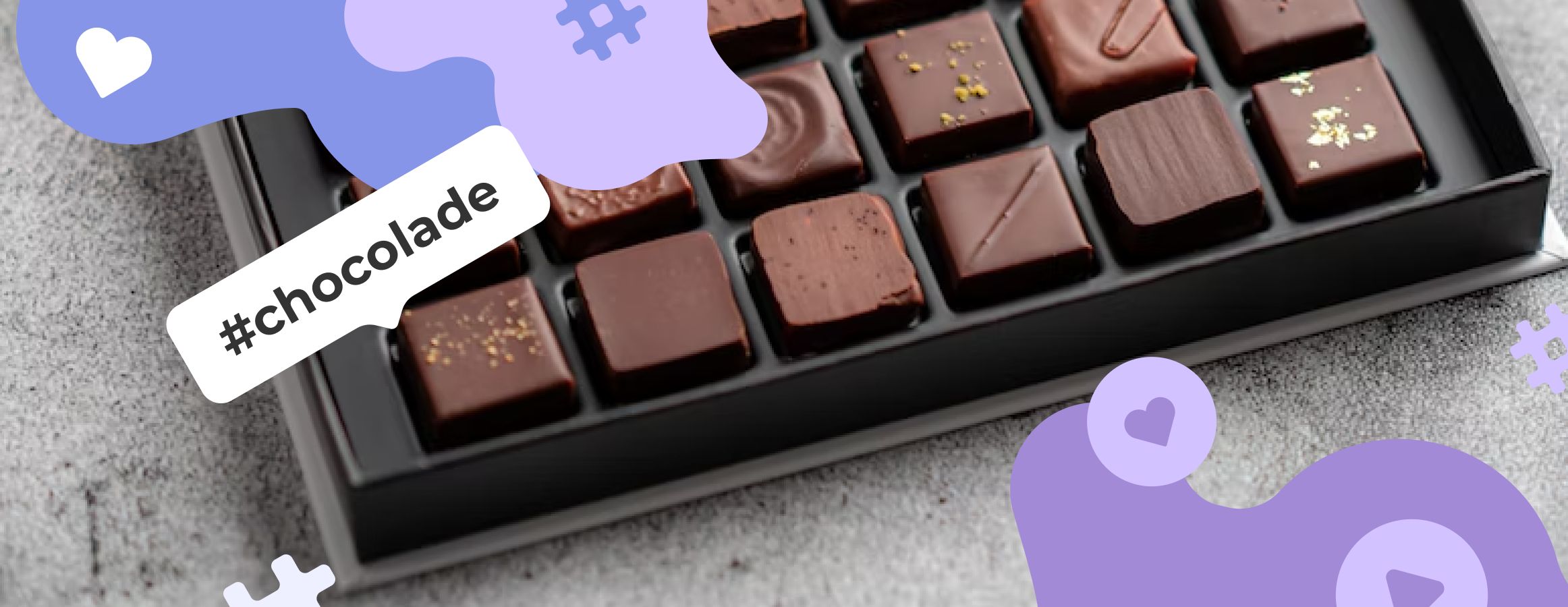 Chocolate hashtags