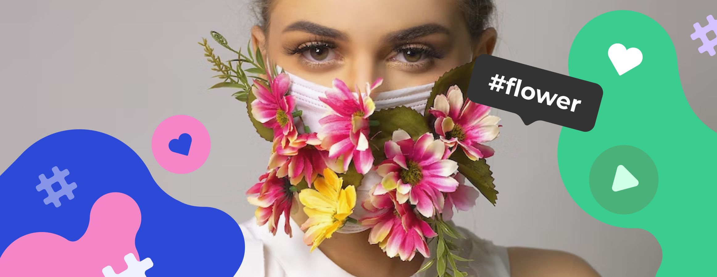 Flower hashtags