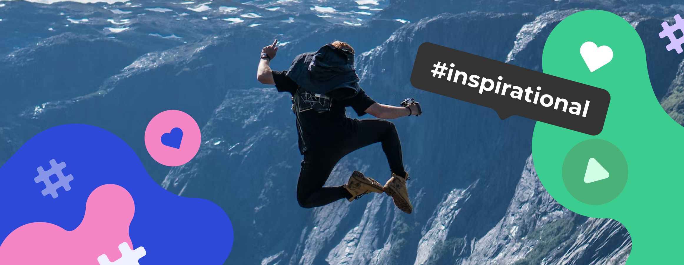 Inspirational hashtags