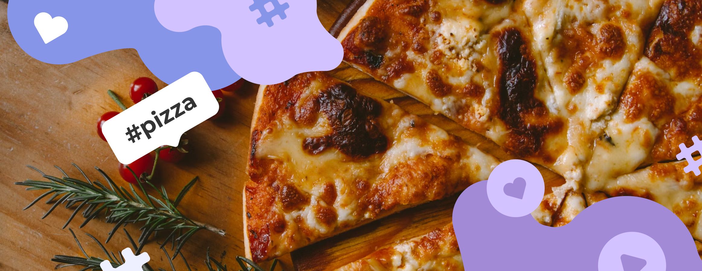 Pizza hashtags