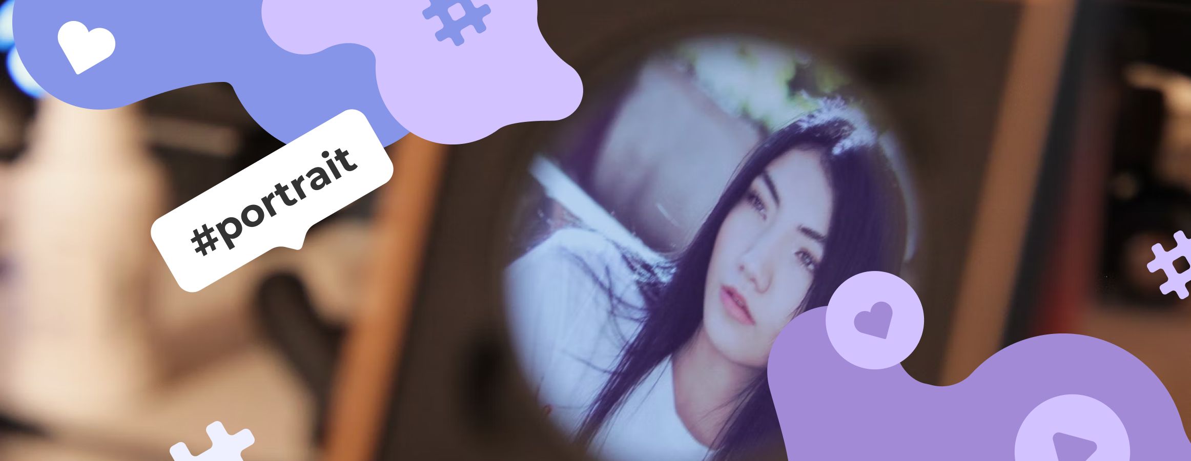 Portrait hashtags