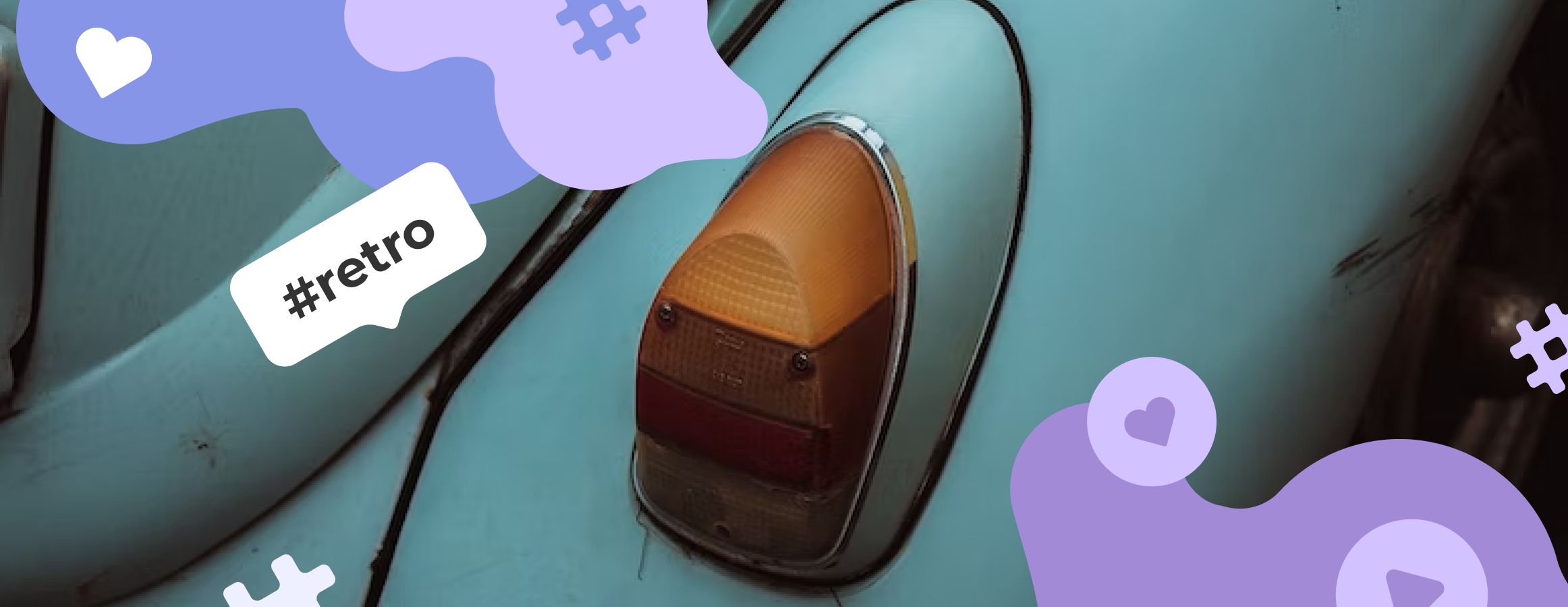 Retro hashtags