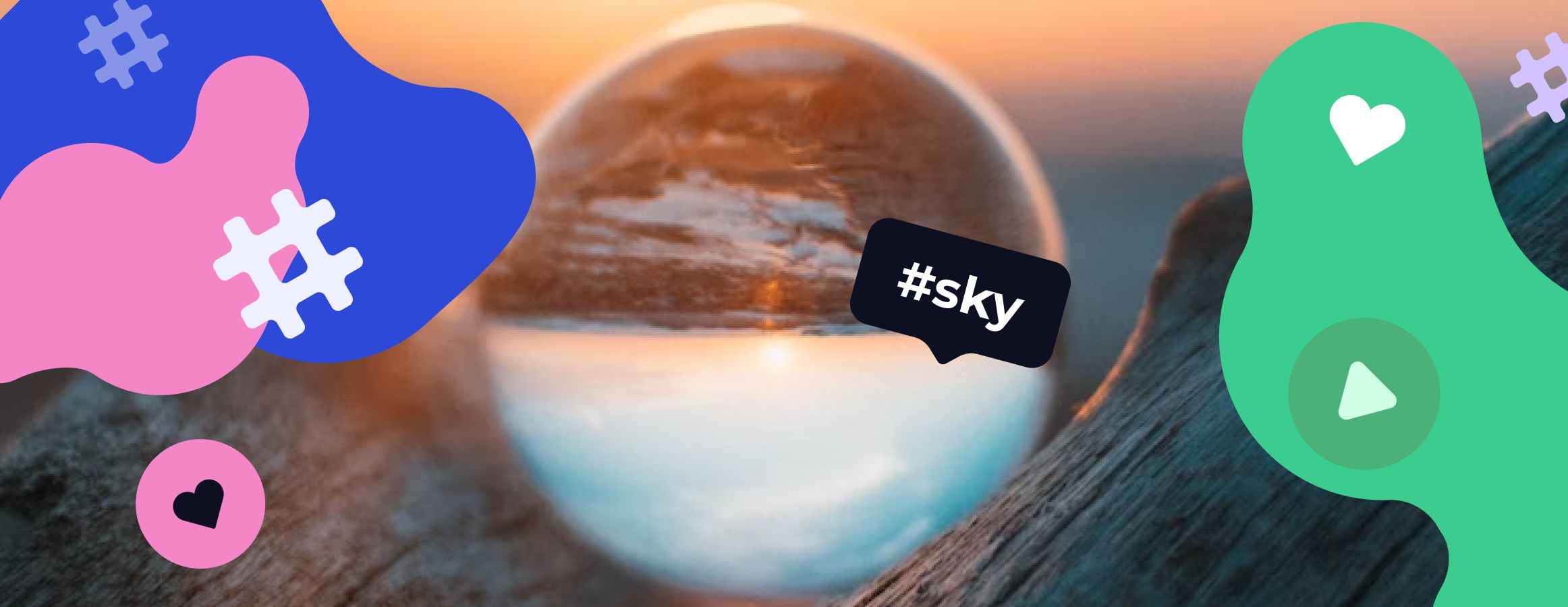 Sky hashtags
