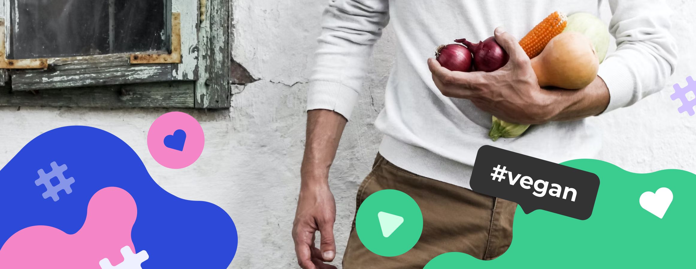 Vegan hashtags