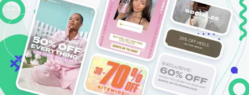 How to sell on Instagram: 5 examples of using discounts by successful Instagram accounts.